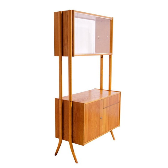 Image 1 of Vintage wandkast van František Jirák voor Tatra nábytok, Tsjecho-Slowakije 1960