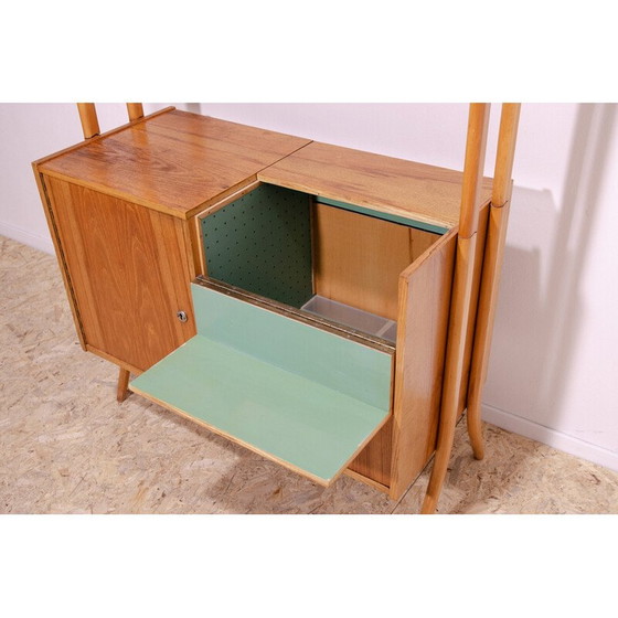 Image 1 of Vintage wandkast van František Jirák voor Tatra nábytok, Tsjecho-Slowakije 1960