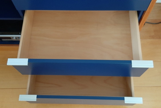 Image 1 of Pastoe Dressoir - Kersenhout-Blauw