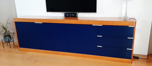 Pastoe Dressoir - Kersenhout-Blauw