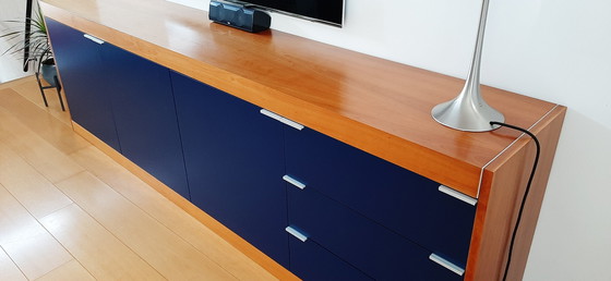 Image 1 of Pastoe Dressoir - Kersenhout-Blauw