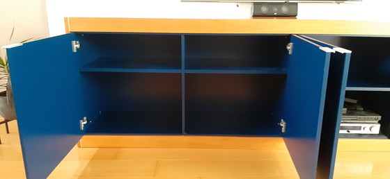 Image 1 of Pastoe Dressoir - Kersenhout-Blauw