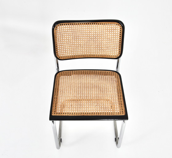 Image 1 of Eetkamerstoelen Stijl B32 van Marcel Breuer Set van 8