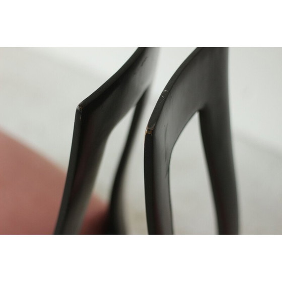 Image 1 of Set van 4 Italiaanse vintage eetkamerstoelen, jaren 1960