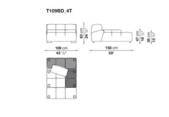 Image 1 of B&B Italia Tufty Time Sofa