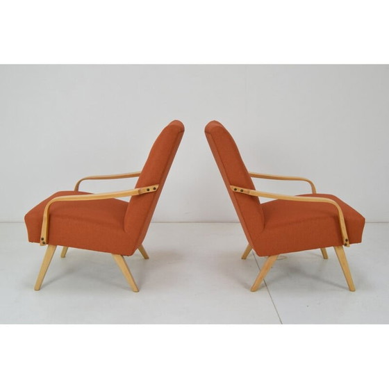 Image 1 of Paar vintage fauteuils, Tsjecho-Slowakije 1970