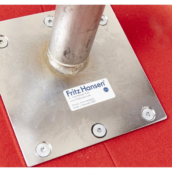 Image 1 of Vintage Swan fauteuil in wol van Arne Jacobsen voor Fritz Hansen, 1958