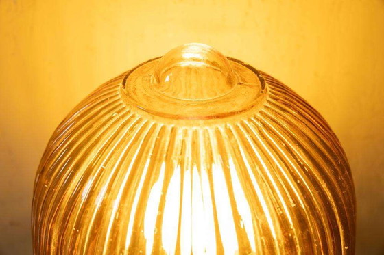 Image 1 of Vintage glazen mushroom wandlamp, Fåglavik glass wall scone