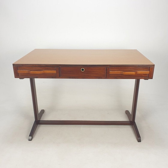 Image 1 of Italiaans vintage bureau van Gianfranco Frattini, jaren 1950