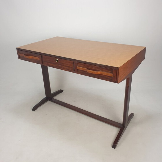 Image 1 of Italiaans vintage bureau van Gianfranco Frattini, jaren 1950