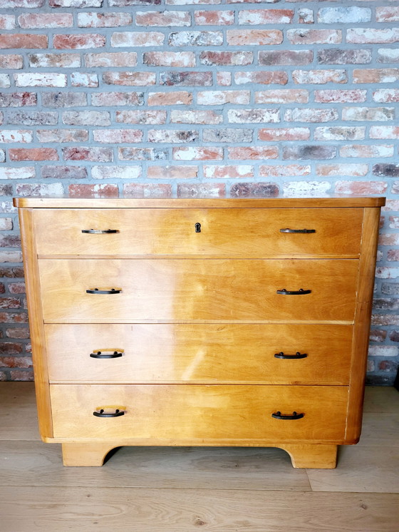 Image 1 of Vintage Dressing Table Of Commode Met Spiegel, Jaren 60