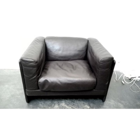 Image 1 of Paar vintage "le capanelle" fauteuils van Tito Agnioli voor Poltrona Frau, 1980