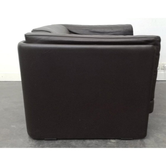 Image 1 of Paar vintage "le capanelle" fauteuils van Tito Agnioli voor Poltrona Frau, 1980