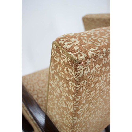 Image 1 of Set van 2 Art Deco vintage fauteuils door Jindrich Halabala, jaren 1940