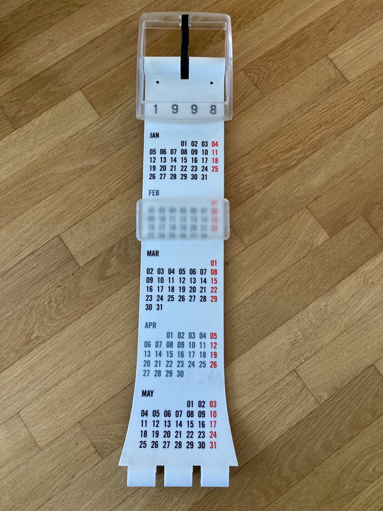 Image 1 of Swatch XXL wandhorloge uit 1996