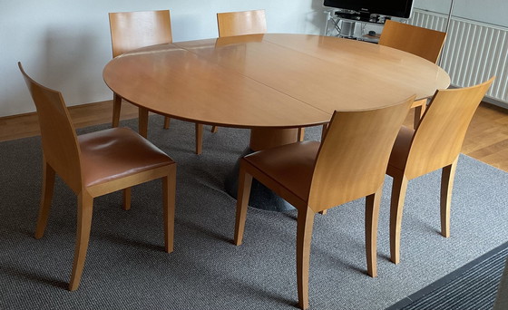 Image 1 of Arco Balance Eettafel Met 6x Arco Flex Stoelen