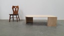 Brutalist eiken stoel