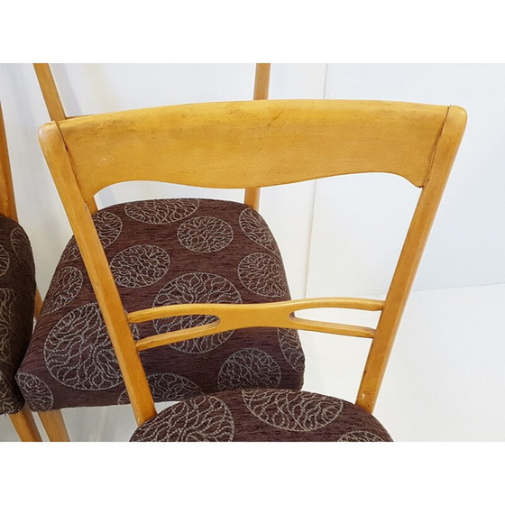 Image 1 of Set van 4 Scandinavische vintage stoelen