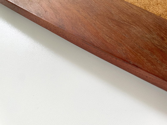 Image 1 of Deense a-symmetrische teak spiegel teakhout