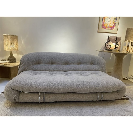 Image 1 of Mid Century "Soriana" sofa van Afra & Tobia Scarpa voor Cassina, Italië 1970