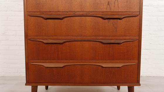 Image 1 of Vintage Deense Ladekast | Teak | 6 Lades | 122 cm