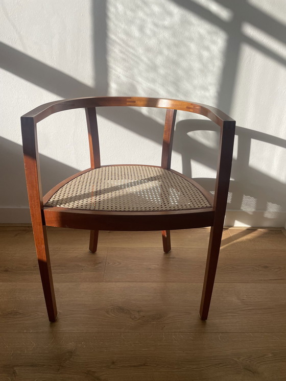 Image 1 of 2x Vintage Rotan Rotan Stoelen