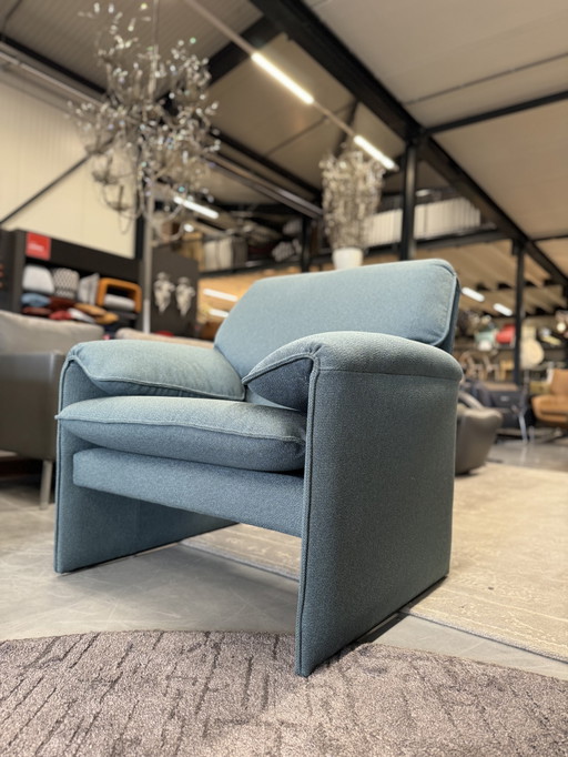 Leolux Bora Beta Fauteuil Nomad Stof Blauw