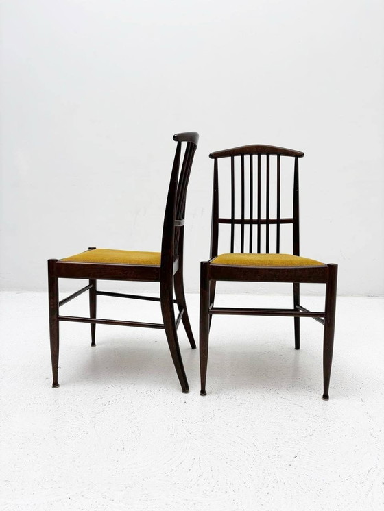 Image 1 of Set van 6 eetkamerstoelen van Kerstin Horlin Holmquist voor Asko, Finland, 1970