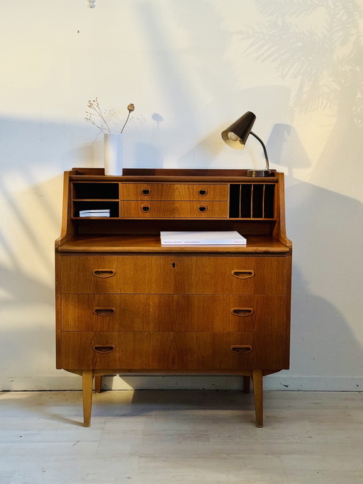 Vintage Deens bureau secretaire