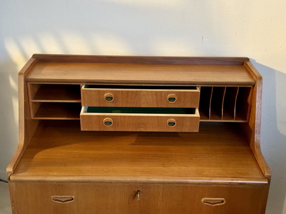 Image 1 of Vintage Deens bureau secretaire