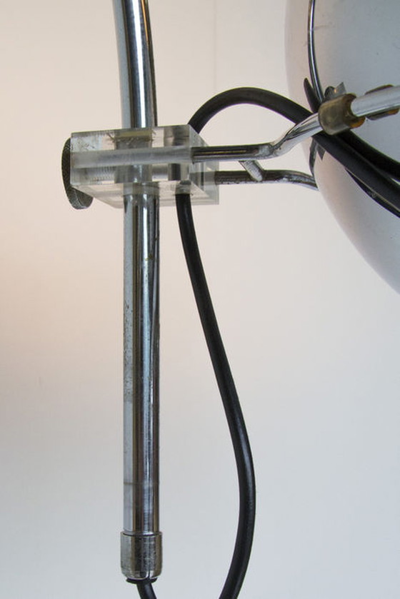 Image 1 of Mid-Century Gepo wandlamp chrome jaren '60 - '70 te koop.