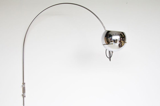 Image 1 of Mid-Century Gepo wandlamp chrome jaren '60 - '70 te koop.