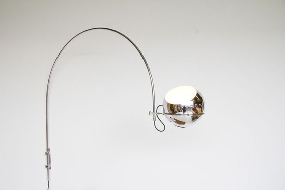 Image 1 of Mid-Century Gepo wandlamp chrome jaren '60 - '70 te koop.