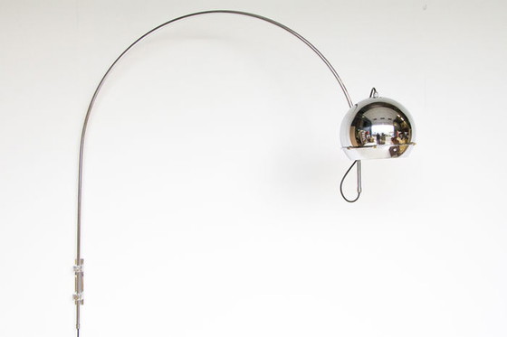 Image 1 of Mid-Century Gepo wandlamp chrome jaren '60 - '70 te koop.