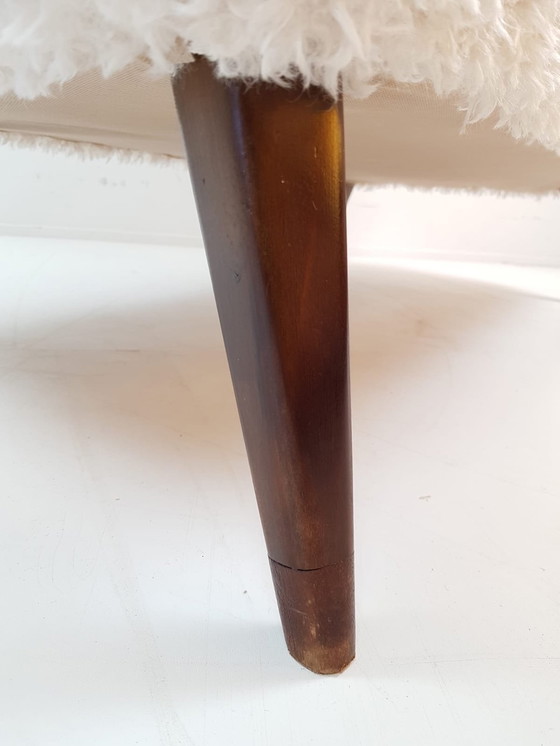 Image 1 of Vintage Artifort Theo Ruth Tweezits Bankje | Doodle Nieuw Gestoffeerd