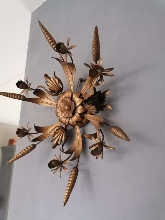 Image 1 of Vintage Korenschoof plafondlamp