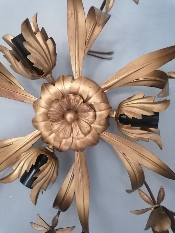 Image 1 of Vintage Korenschoof plafondlamp