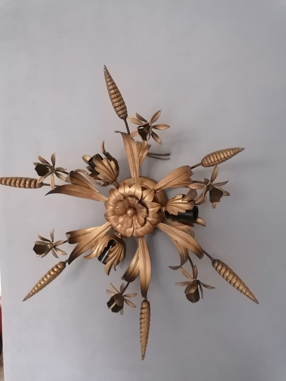 Image 1 of Vintage Korenschoof plafondlamp