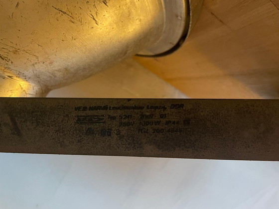 Image 1 of Grote industriële lamp van de Veb Narva Kombinat (Ddr)