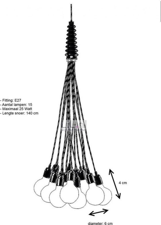 Image 1 of Leitmotiv Bunddellamp designed by Leone Cuppen (inclusief 2 sets lampen)