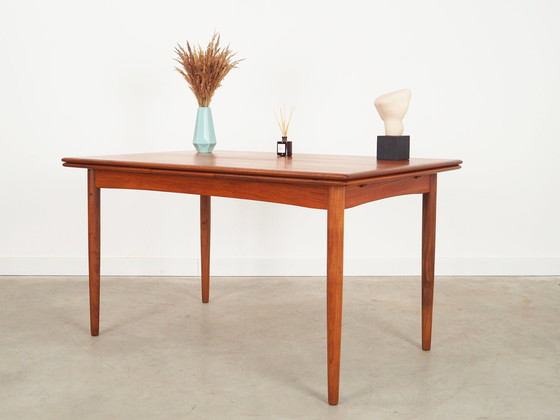 Image 1 of Teakhouten tafel, Deens ontwerp, 1970S, Productie: Denemarken