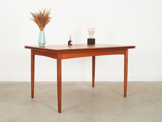 Image 1 of Teakhouten tafel, Deens ontwerp, 1970S, Productie: Denemarken