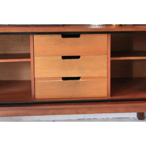 Deens vintage houten dressoir, jaren 1960