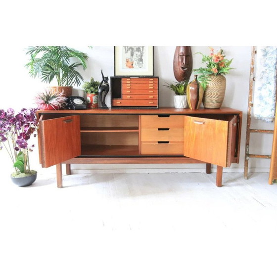 Image 1 of Deens vintage houten dressoir, jaren 1960