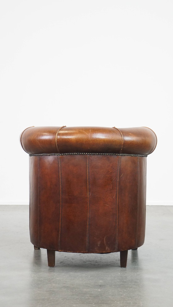 Image 1 of Schapenleren Clubfauteuil