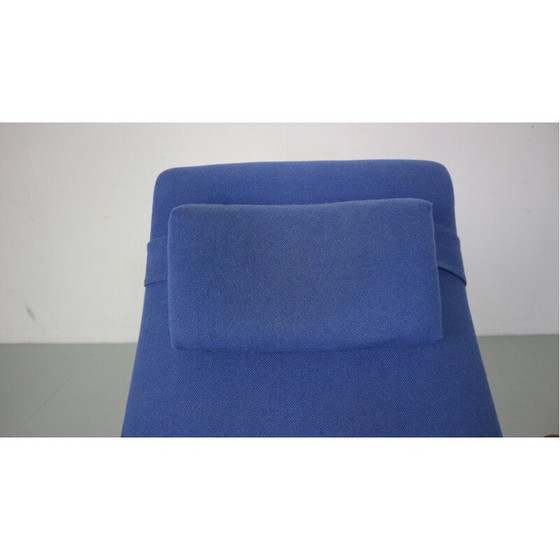 Image 1 of Vintage teakhouten fauteuil met voetenbank van Søren Ladefoged voor Sl Møbler, Denemarken 1960