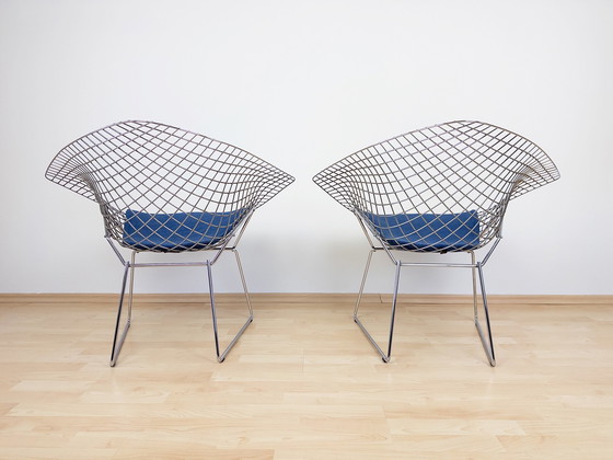 Image 1 of Harry Bertoia Diamond Stoelen Vintage 1970
