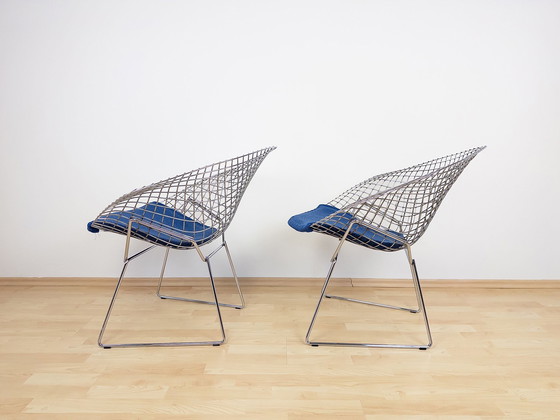 Image 1 of Harry Bertoia Diamond Stoelen Vintage 1970