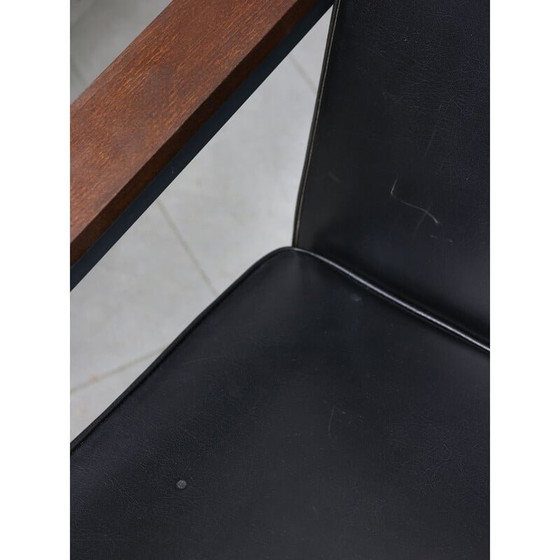 Image 1 of Vintage zwarte Bauhaus fauteuil, 1970