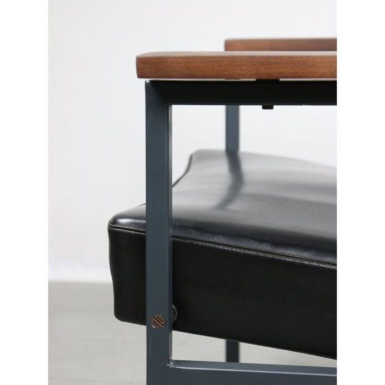 Image 1 of Vintage zwarte Bauhaus fauteuil, 1970